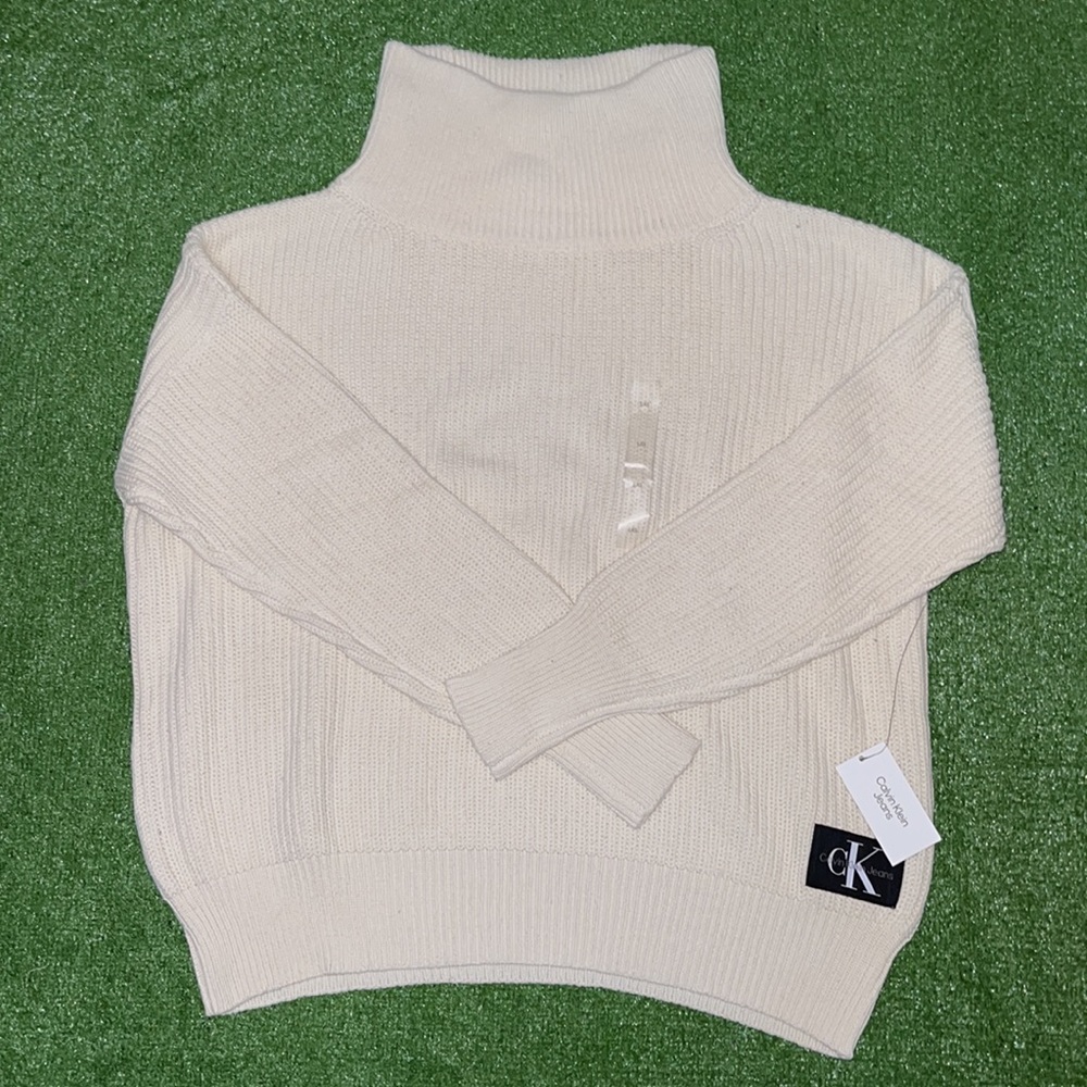 Calvin Klein Women’s Turtleneck Knit Sweater🆕